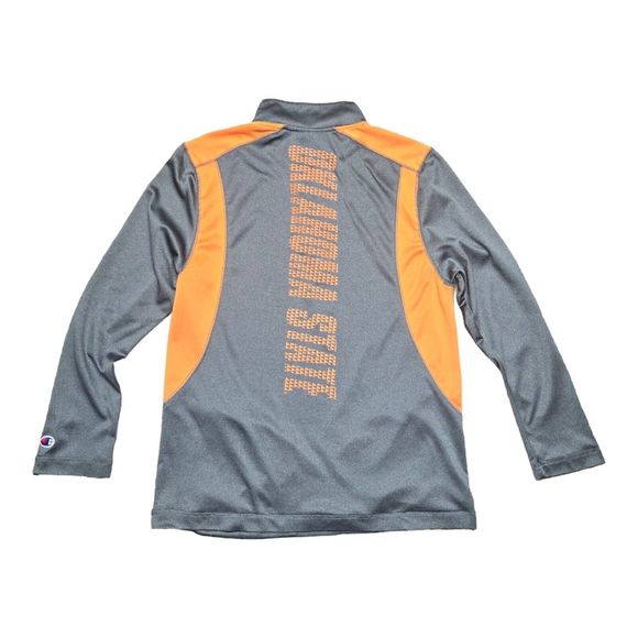 Champion 1/4 Zip OSU Oklahoma State Cowboys Gray Pullover Size Medium M - Picture 4 of 11